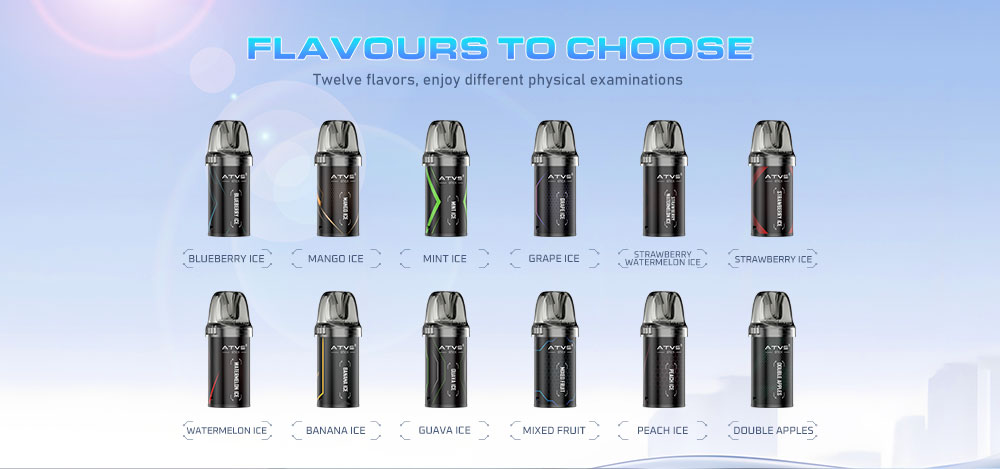 DE020 Refillable Pod Kit System Device with Adjustable Airflow MTL RDL ATVS Vape